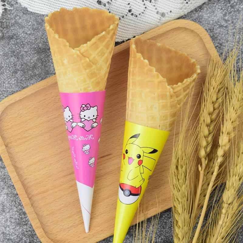 原味蛋筒脆筒脆皮冰淇淋甜筒400支商用蛋托壳华夫蛋卷冰激凌机