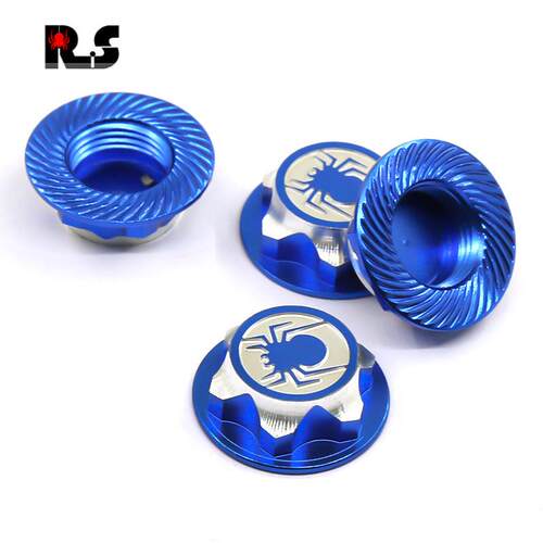 RS红蜘蛛出品1:8车用轮胎螺母 17MM防尘螺帽 CNC防滑1:8通用 RS02