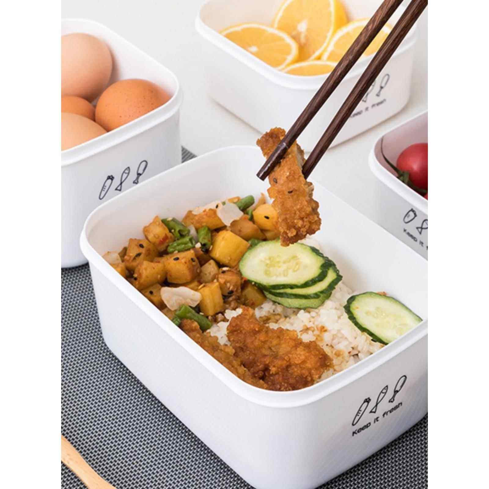 冰箱食品收纳盒剩菜饺子食物杂粮餐盒饭盒家用塑料保鲜盒密封带饭,收纳整理,食物收纳盒,淘宝优惠券,粉丝福利购,淘宝优惠卷