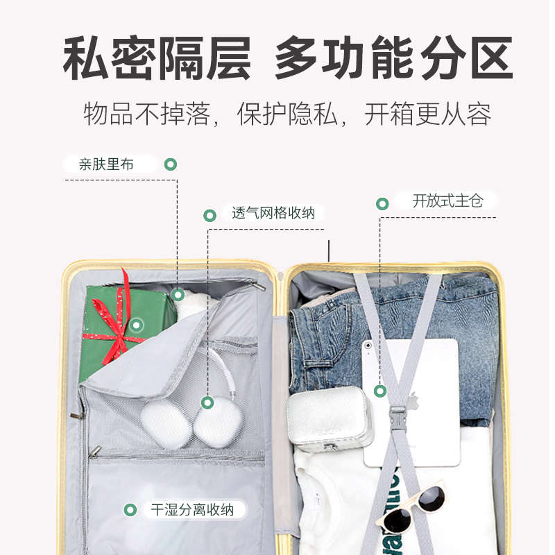 多功能行李箱女拉杆箱37分大容量28寸密码箱学生加厚旅行箱男