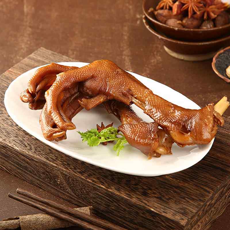 潮汕卤味熟食小吃 特产美食卤水鹅 鲜香卤鹅脚鹅爪鹅掌即食150g只