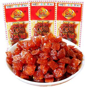 8090后怀旧小零食小吃巴西烤肉辣条亲嘴片麻辣5毛钱辣片校园素肉