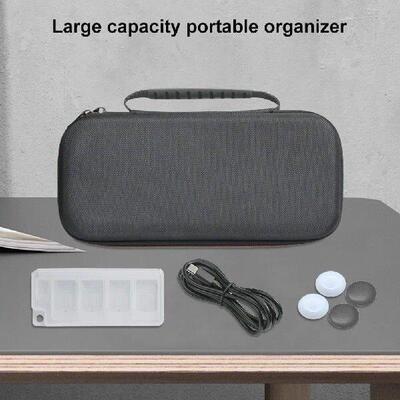 Storage Bag with Tempered Glass Grip Cover Thumb Grip Caps