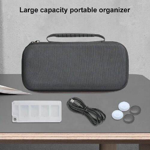 Storage Bag with Tempered Glass Grip Cover Thumb Grip Caps