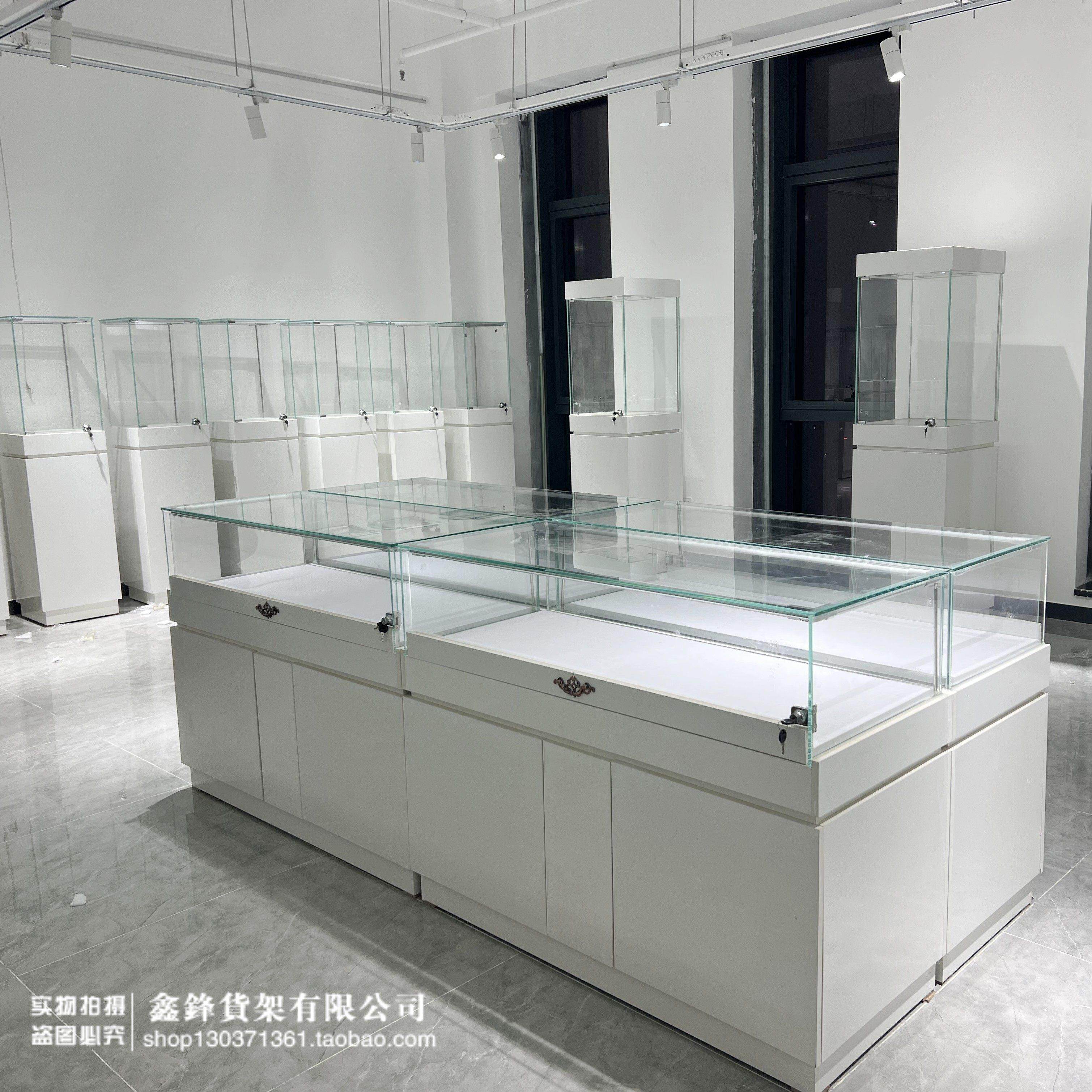 定制产品珠宝展示柜首饰玉器展柜玻璃柜博物馆文物展示柜展览柜台