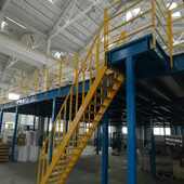 厂家生产钢平台 钢平台 赛维亚钢平台网格板围栏格栅板阁楼式