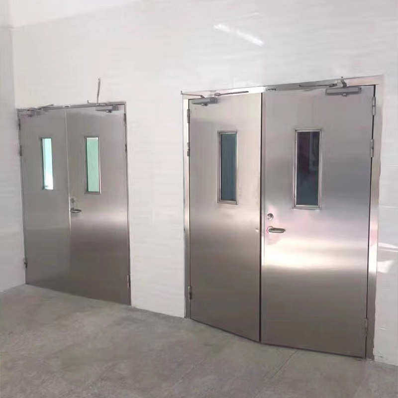 不锈钢防火门定制工程楼消防通道不锈钢全板防火隔热全板门消防门