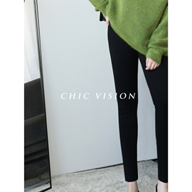 CHIC VISION定制 基础系列 高腰弹力紧身显瘦外穿打底裤leggings