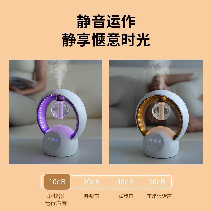 新款直销跨境三合一多功能驱蚊器卧室灭蚊器夜灯家用静音喷雾空气