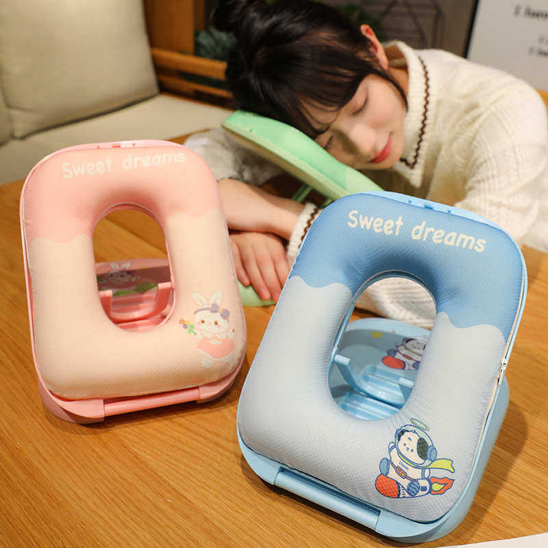 教室儿童午睡午睡丝冰枕午休趴枕睡桌上折叠专用枕小学生夏天,居家布艺,午睡枕,淘宝优惠券,粉丝福利购,淘宝优惠卷