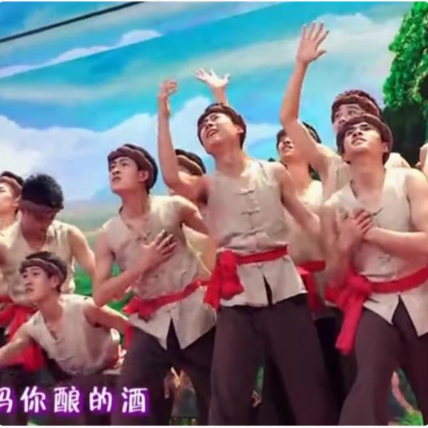 男陜北农民轿伕红高粱演出服古代平民百姓店小二阿宝舞台舞蹈服装