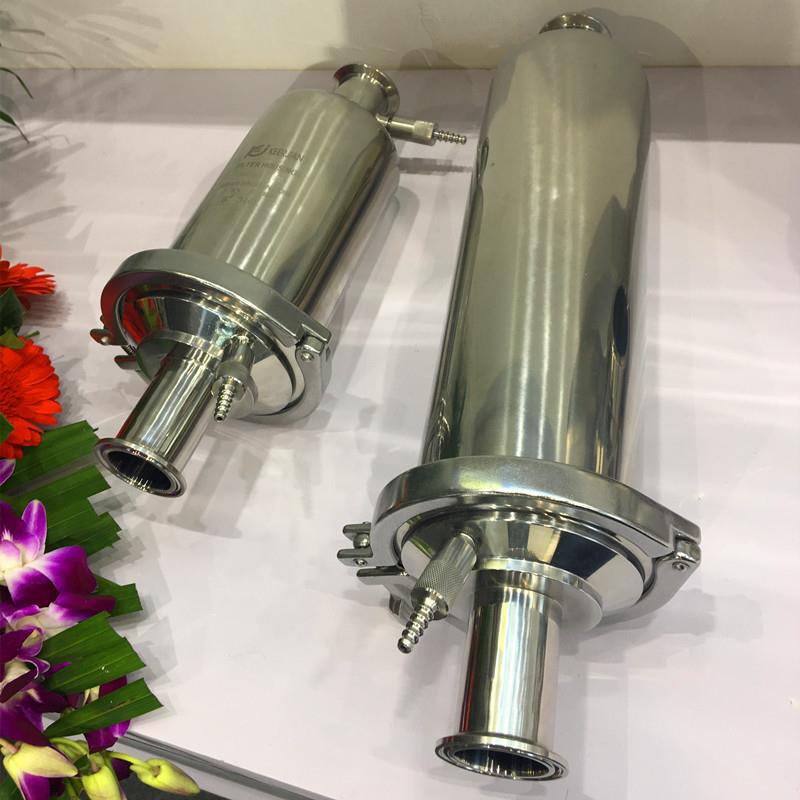 不锈钢 卫生级空气呼吸器 快装储水罐排气无菌净化防尘过滤器