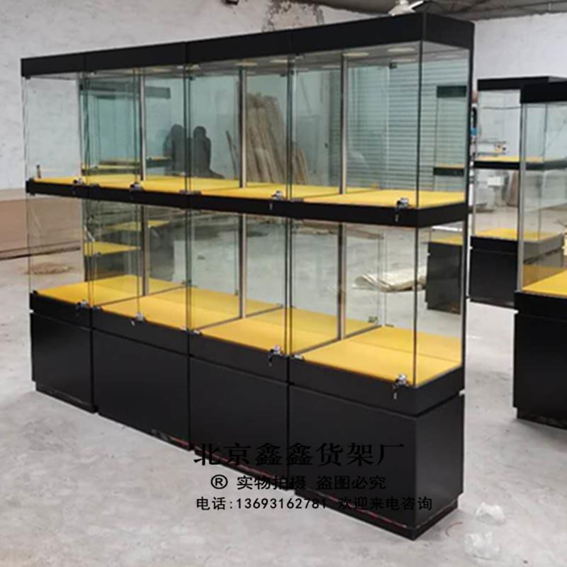 博物馆展柜古董瓷器文物展示柜独立珠宝首饰玻璃柜台产品展览柜台