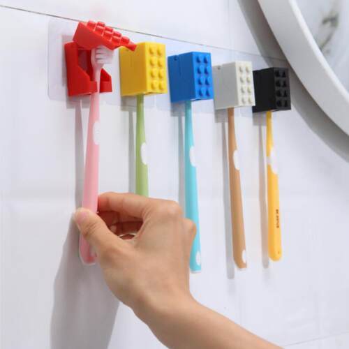 Creative Building Blocks Children's Toothbrush Holder Square