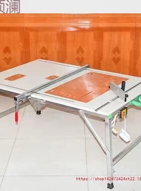 Xdd木工工作台可折叠无尘单锯台锯家用小型倒装升降操作台多功能