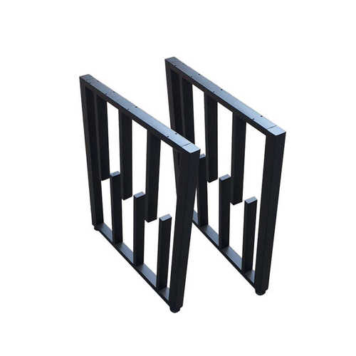 现货批发五金金属桌脚支架家具脚工艺桌脚架办公桌铁艺桌架