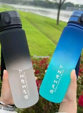 1 Liter Large Capacity Sports Water Bottle Leak Proof Colorf