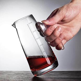 加厚玻璃白酒分酒器酒壶家用小号扎壶洋酒红酒醒酒器饭店用500ml