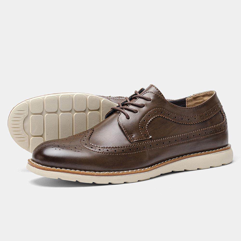 Fashion leisure shoes and comfortable leather shoes PU男皮鞋
