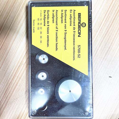 修表工具博格BERGEON5700-529块胶制圆环底盖吸盘软胶