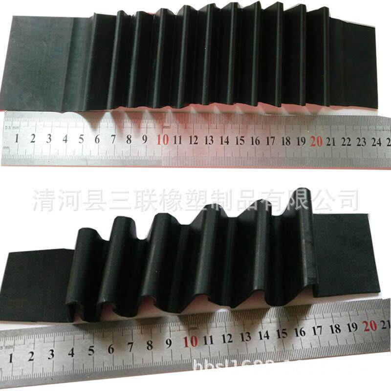 幕墙伸缩缝胶条沉降缝 桥梁变形缝 建筑防水胶条 W型风琴板胶条