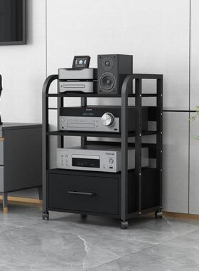 带抽屉功放机架胆机支架音响架HiFi音箱机柜CD机柜子调音台点歌机