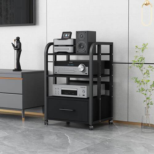 带抽屉功放机架胆机支架音响架HiFi音箱机柜CD机柜子调音台点歌机