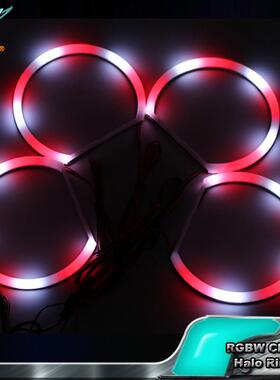 RGBWSK6812跑马流光幻彩棉光天使眼光圈套件适用于宝马E36E46