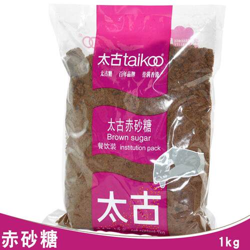 太古赤砂糖1kg红糖粉黑糖珍珠奶茶红糖馒头甜品烹饪西点烘焙调味