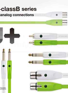 OYAIDE欧亚德NEO d+ ClassB DJ音频线RCA莲花TRS大三芯XLR卡农