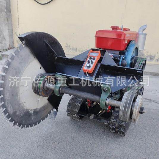 小型全自动开凝土切割机履带55槽机设械备配件马路电动路混面切缝