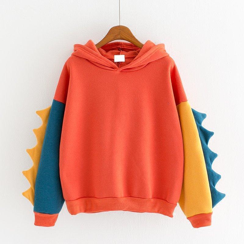 Irregular hooded sweatshirts mens available color