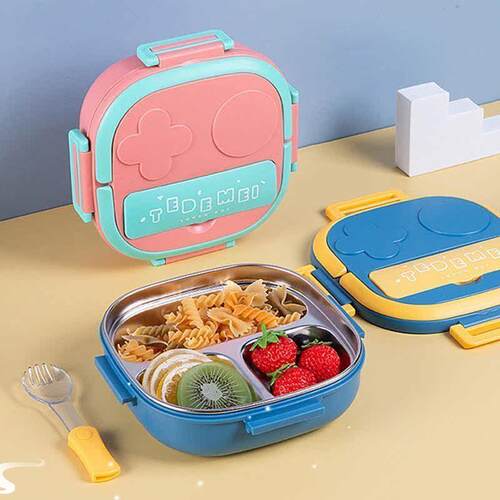 Lunch Box for Kids 304 Portable Stainless Steel Lunch Box Ba