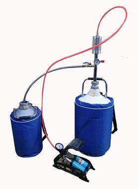 众盼鑫YDB液氮泵适用50mm口径液氮罐脚踏压力泵排氮泵实验室用