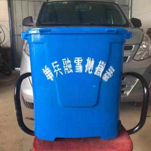 单人背负式融雪器手动单兵融雪抛撒器多功能化雪撒盐机农用施肥器