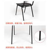 源头工厂pu防静电椅子四脚加固加厚静电靠背椅 流水线车间实验室