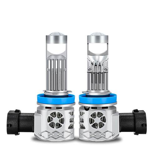 跨境源头工厂Y9max汽车eld大灯h7双光透镜迷你车灯改装汽车前照灯