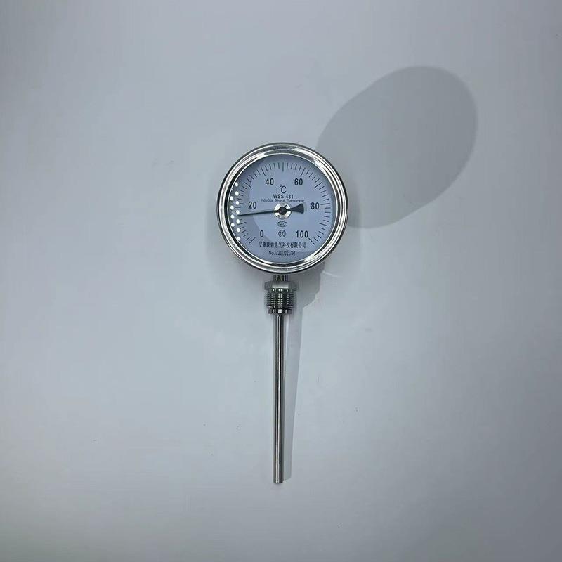 不锈钢双金属温度计WSS411万向径向轴向电接点双金属温度计厂家