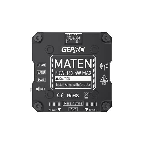 GEPRC格普MATEN 5.8G 2.5W VTX PRO穿越机FPV图传信号稳定OSD调参