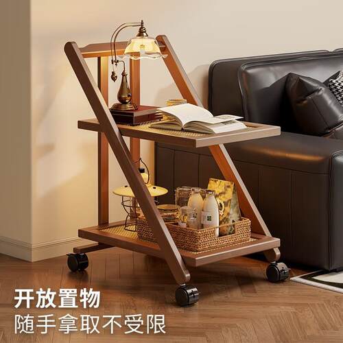 可移动边几小桌子沙发侧边柜茶几2025新款床头桌茶台餐车客厅推车