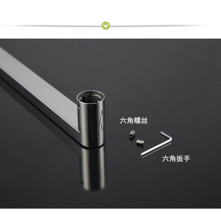 4加厚3D-41门04不锈钢方管对装拉手浴房店铺办公室现代I玻淋璃方