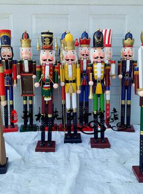 工厂直销120万胡桃夹子木偶婚礼家庭Ktv饰品吸引财富120cm人物