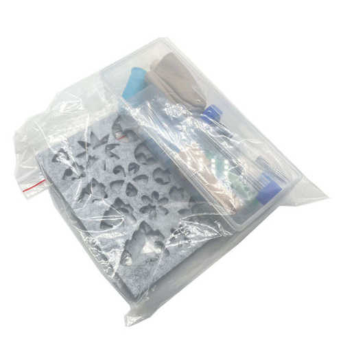 羊毛毡DIY模板 戳戳乐针工具套装收纳盒 硅胶指套 实木八针组