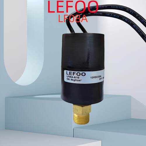 LEFOO压力开关LF08A12-220V小型油压气压水压保护开关启停控制器