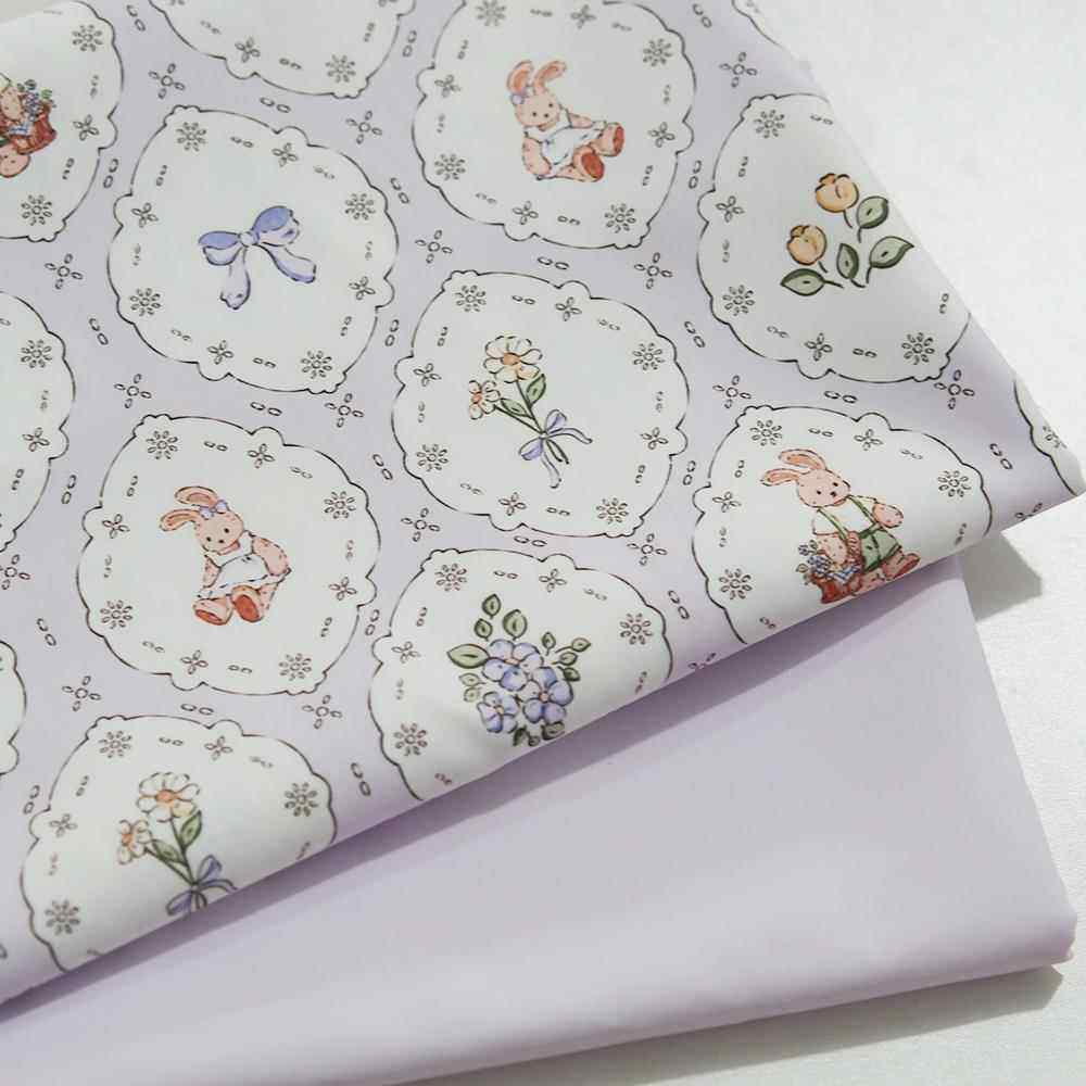 羽绒服布料面料高档花篮小兔印花破卡防泼水外套马甲防风服,居家布艺,海绵垫/布料/面料/手工diy,淘宝优惠券,粉丝福利购,淘宝优惠卷