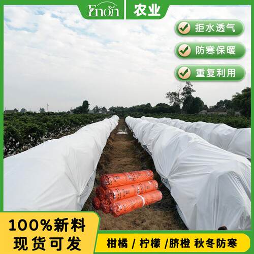 果林柠檬透气防寒布园林柑橘保暖保温布耐寒拒水脐橙无纺布