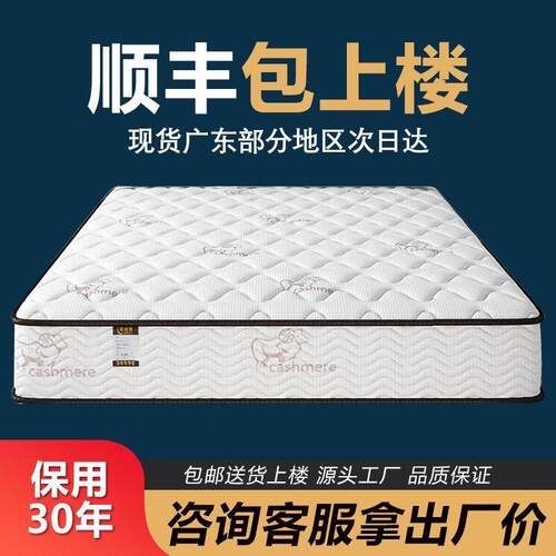梦思床垫家用软硬两5用2型0cm厚双VML人1.8米1.出租房经济弹簧席