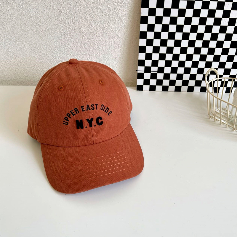 宽檐显男脸AC9057小子可鸭舌帽夏季纯棉薄款透气遮阳帽大头围戴棒