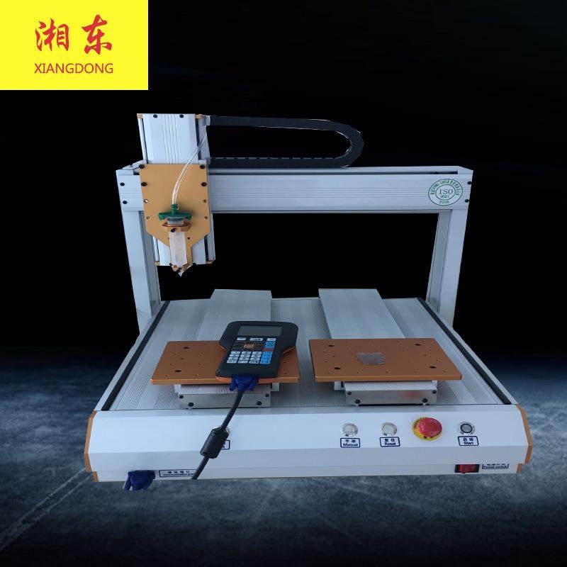 东莞寮步小型平台全自动点胶机四轴双Y6331平台机