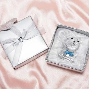 Valentines Day Gift Crystal Glass Bear I Love You Best